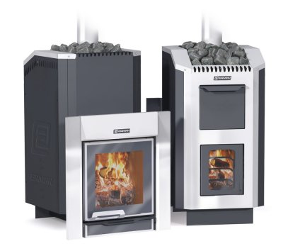 печь для бани ермак 30 люкс carbon, антрацит